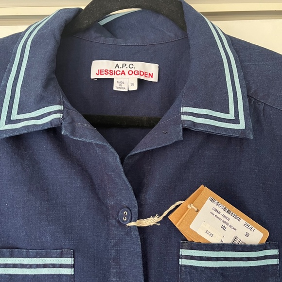 A.P.C. - Indigo Delave dress - USA Size 8 EU size 38 - Picture 6 of 13